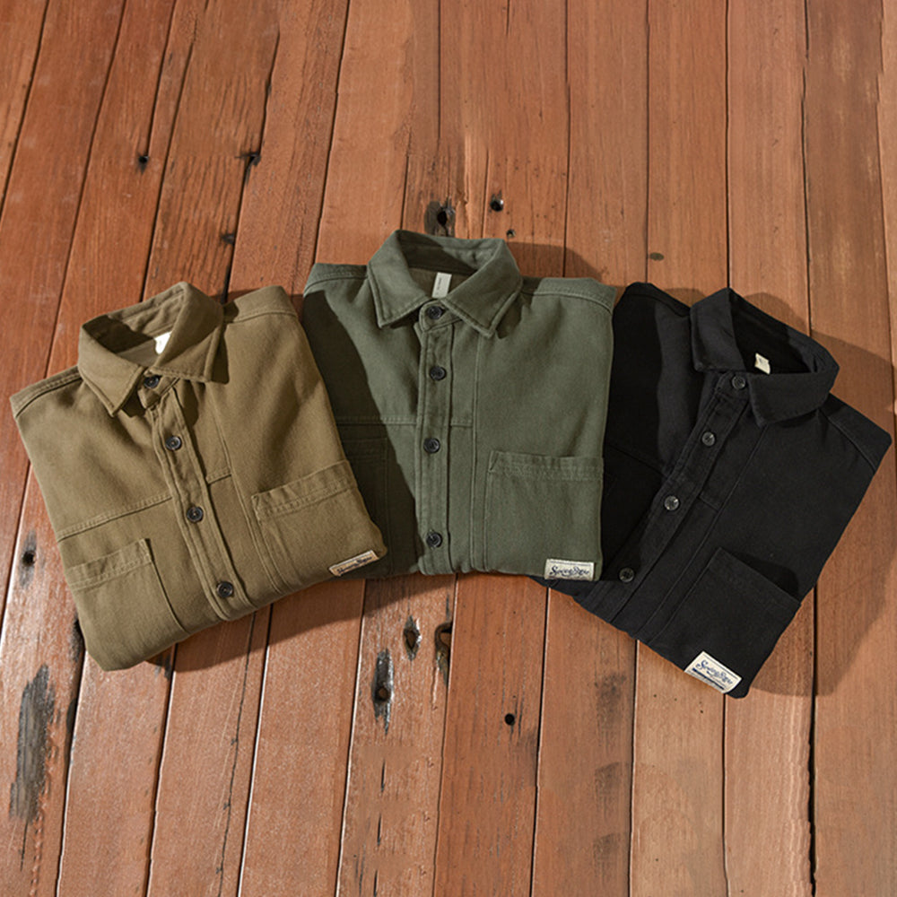 Hetty London Fleece Cargo Shirt for Men
