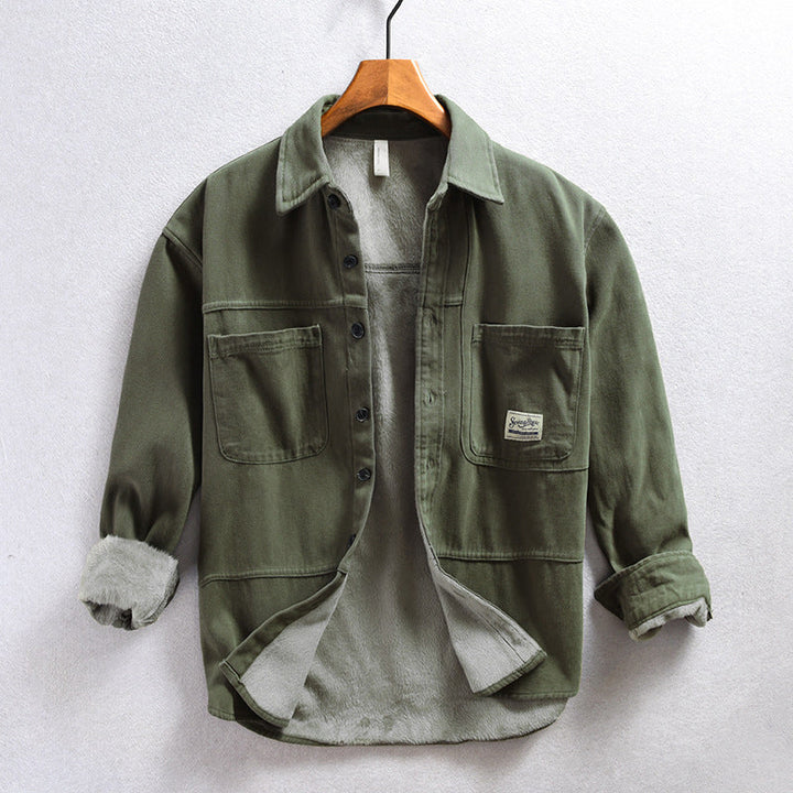 Hetty London Fleece Cargo Shirt for Men