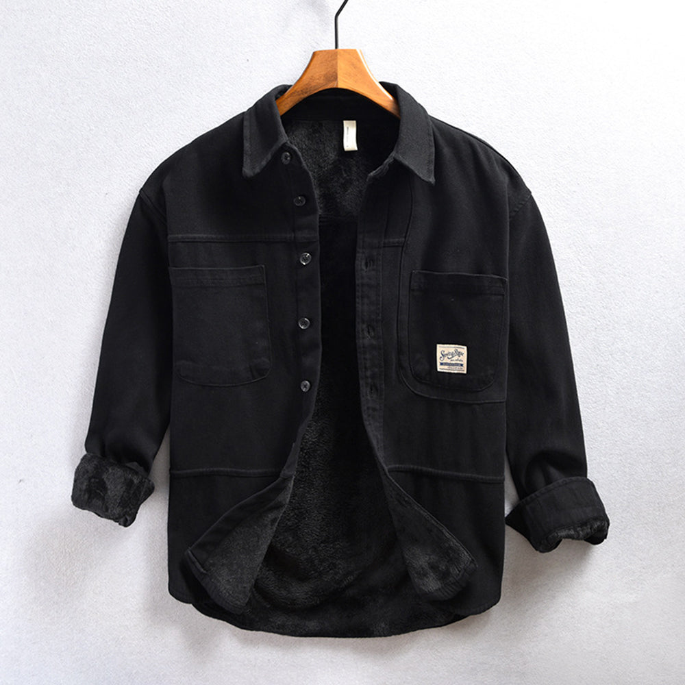 Hetty London Fleece Cargo Shirt for Men