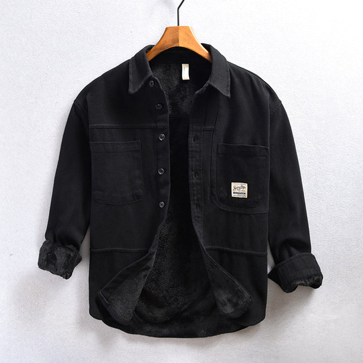 Hetty London Fleece Cargo Shirt for Men