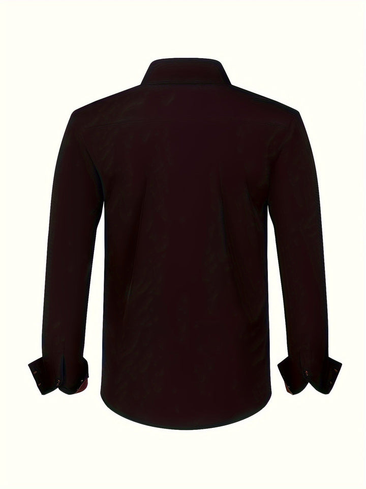 Albert Elegant Lightweight Shirt with Contrast Details