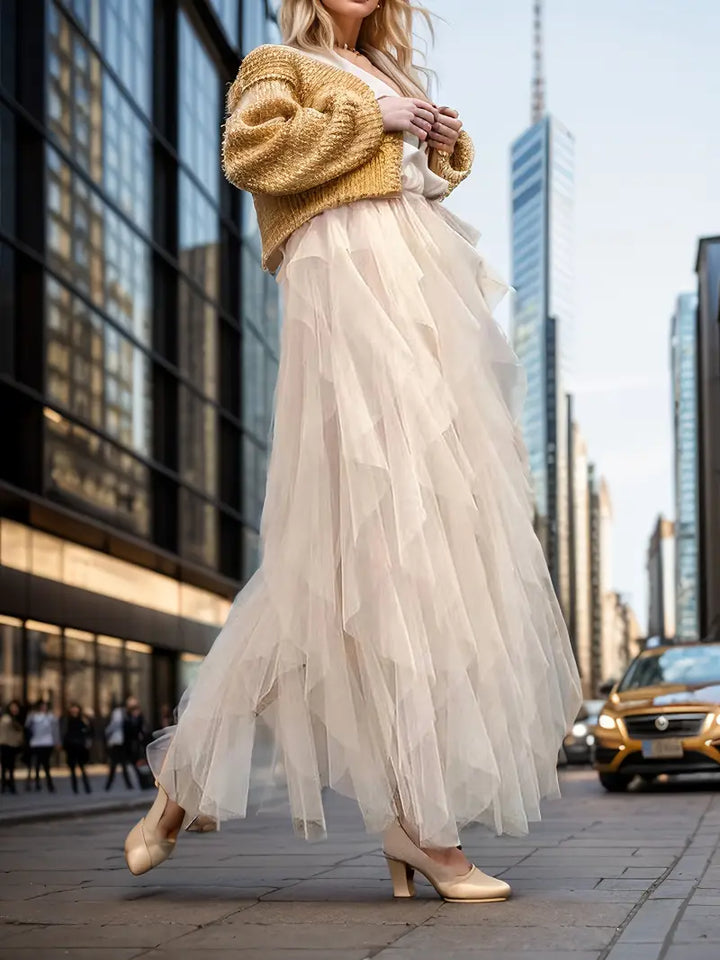 Cecil™ | Stylish Mesh Layered Tutu Skirt