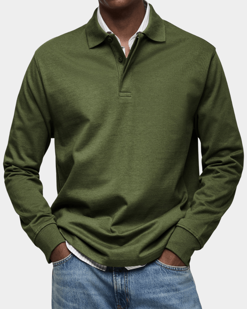 Hetty London Knit Polo Shirt for Men
