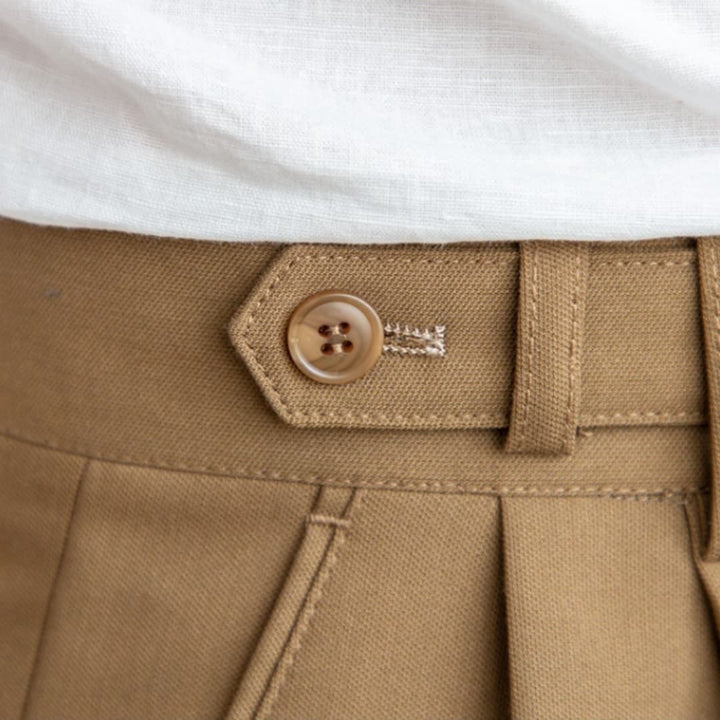 Xavier - Pleated Tapered Trousers