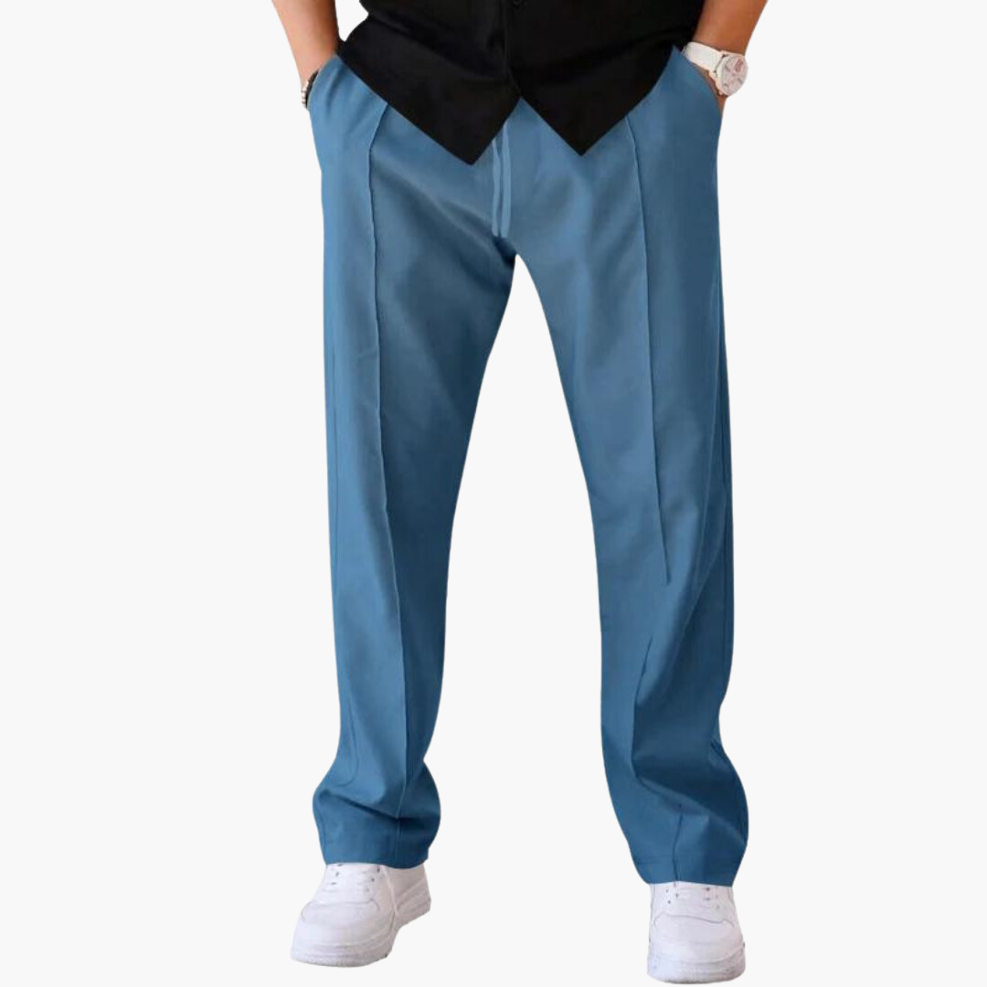 Theo - Everyday Textured Trousers