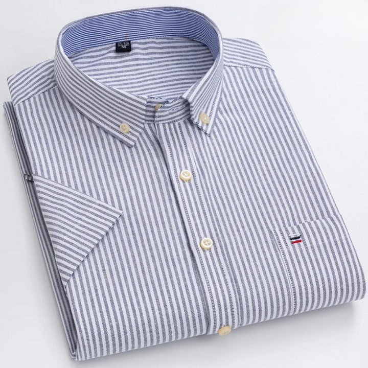 Hetty London Patterned Button-Up Shirt for Men