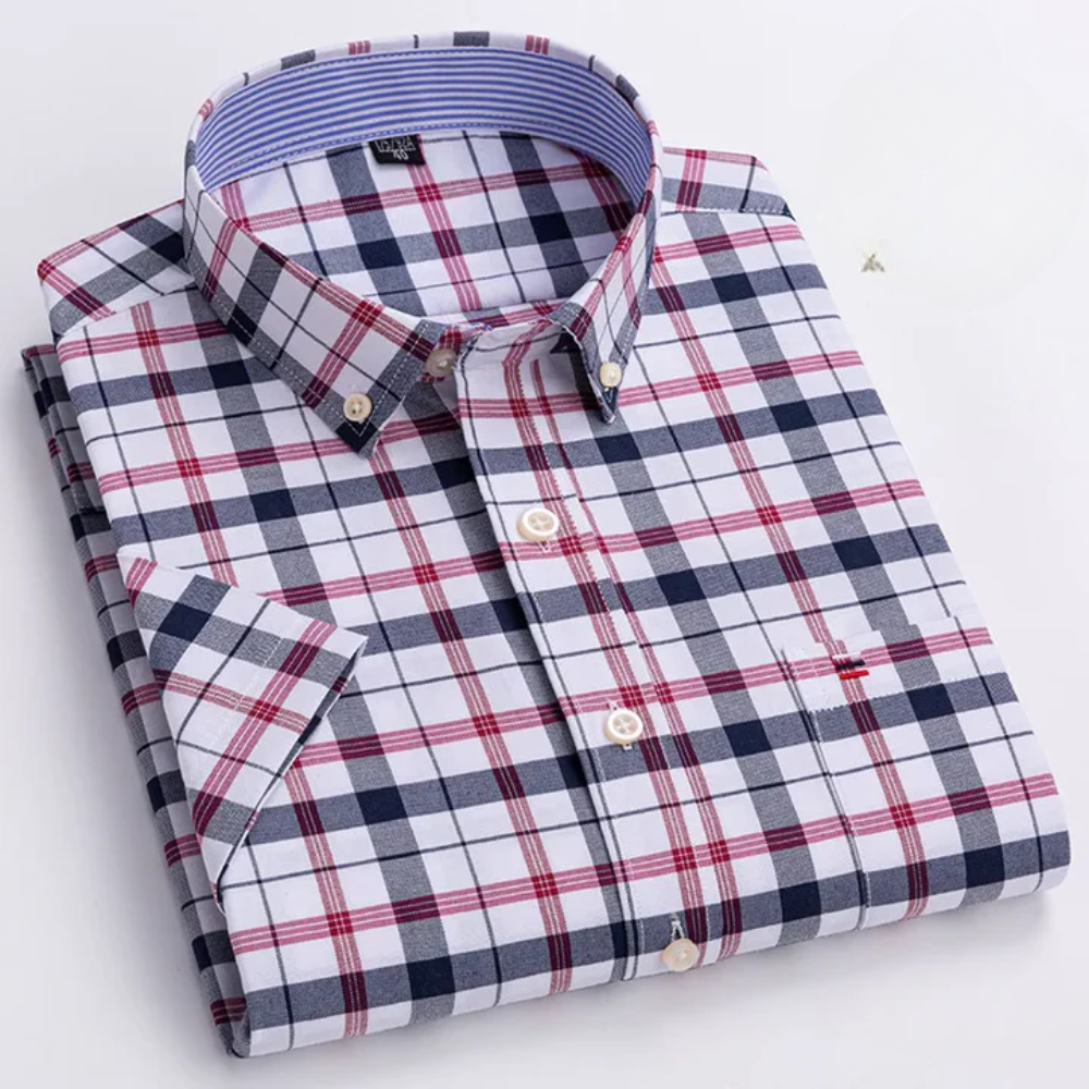 Hetty London Patterned Button-Up Shirt for Men