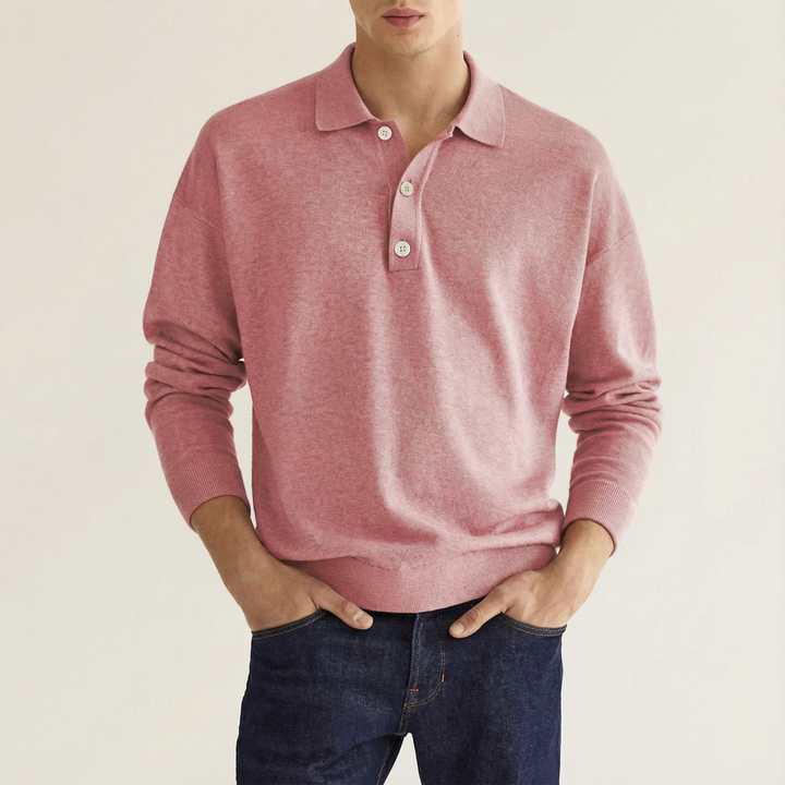 CORVIN WOOL POLO SHIRT