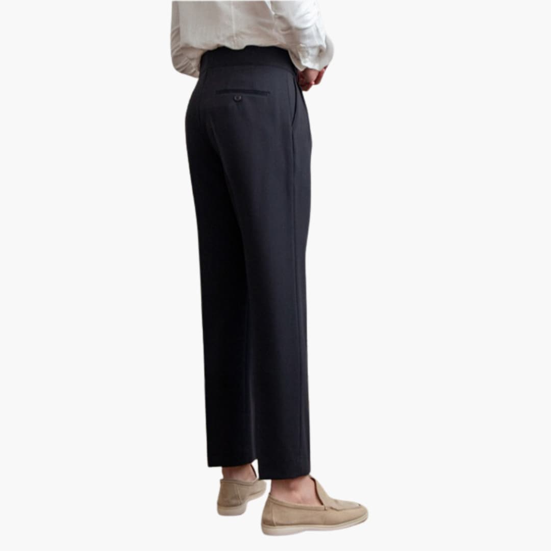 Xavier - Pleated Tapered Trousers