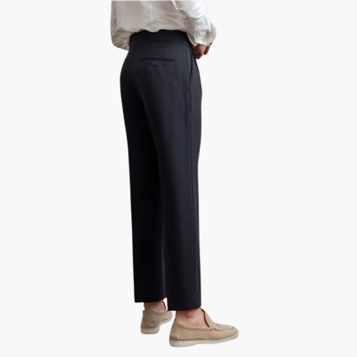 Xavier - Pleated Tapered Trousers
