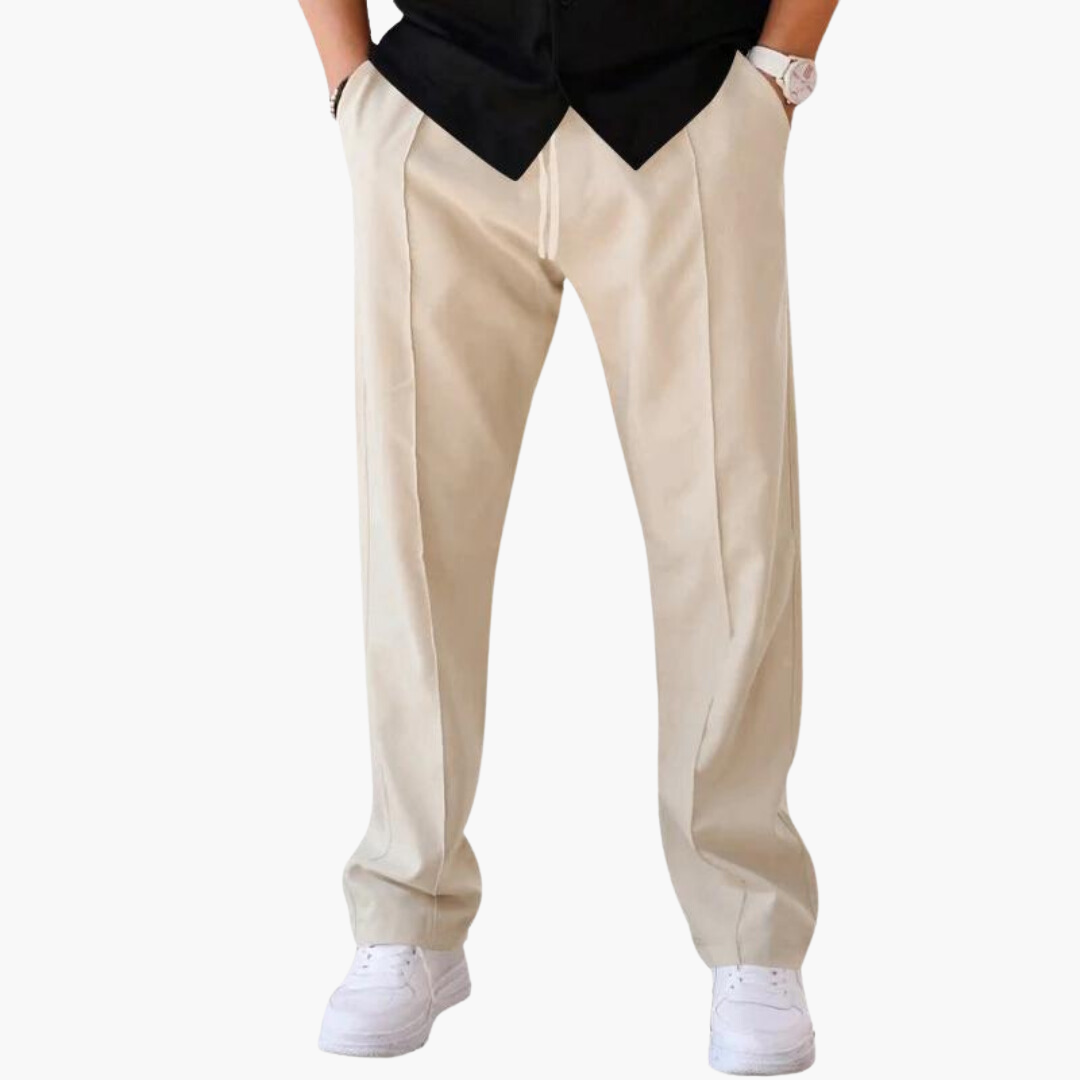 Theo - Everyday Textured Trousers