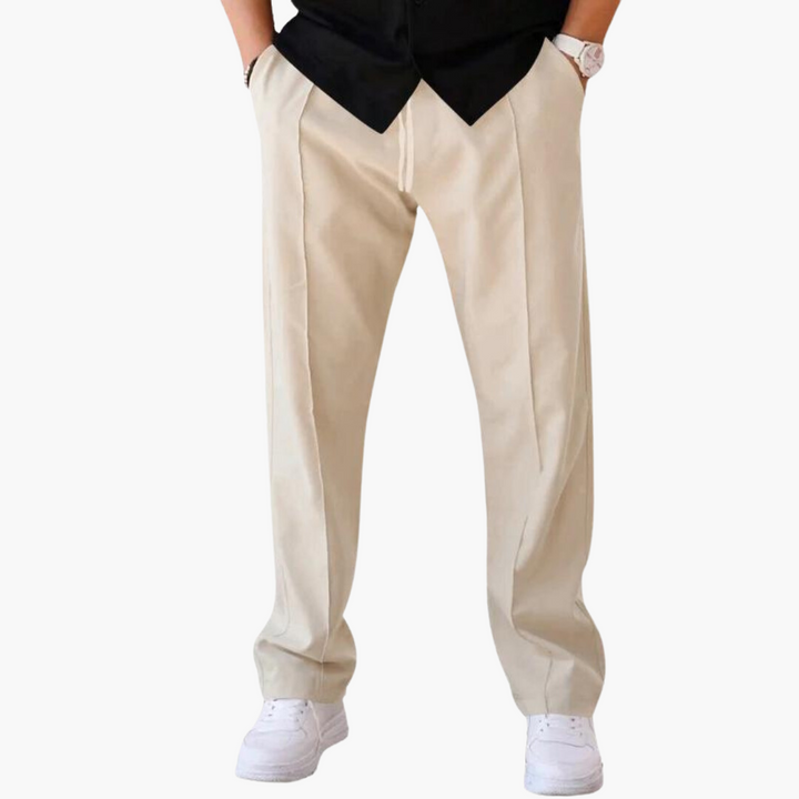 Theo - Everyday Textured Trousers
