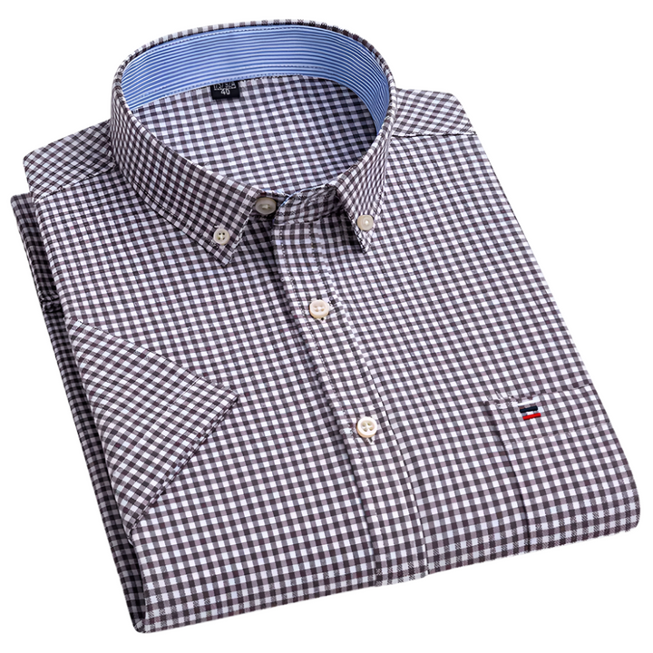 Hetty London Patterned Button-Up Shirt for Men