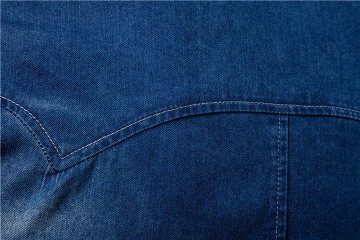Sleek Slim-Fit Shirt with Zipper Sleeve Detail