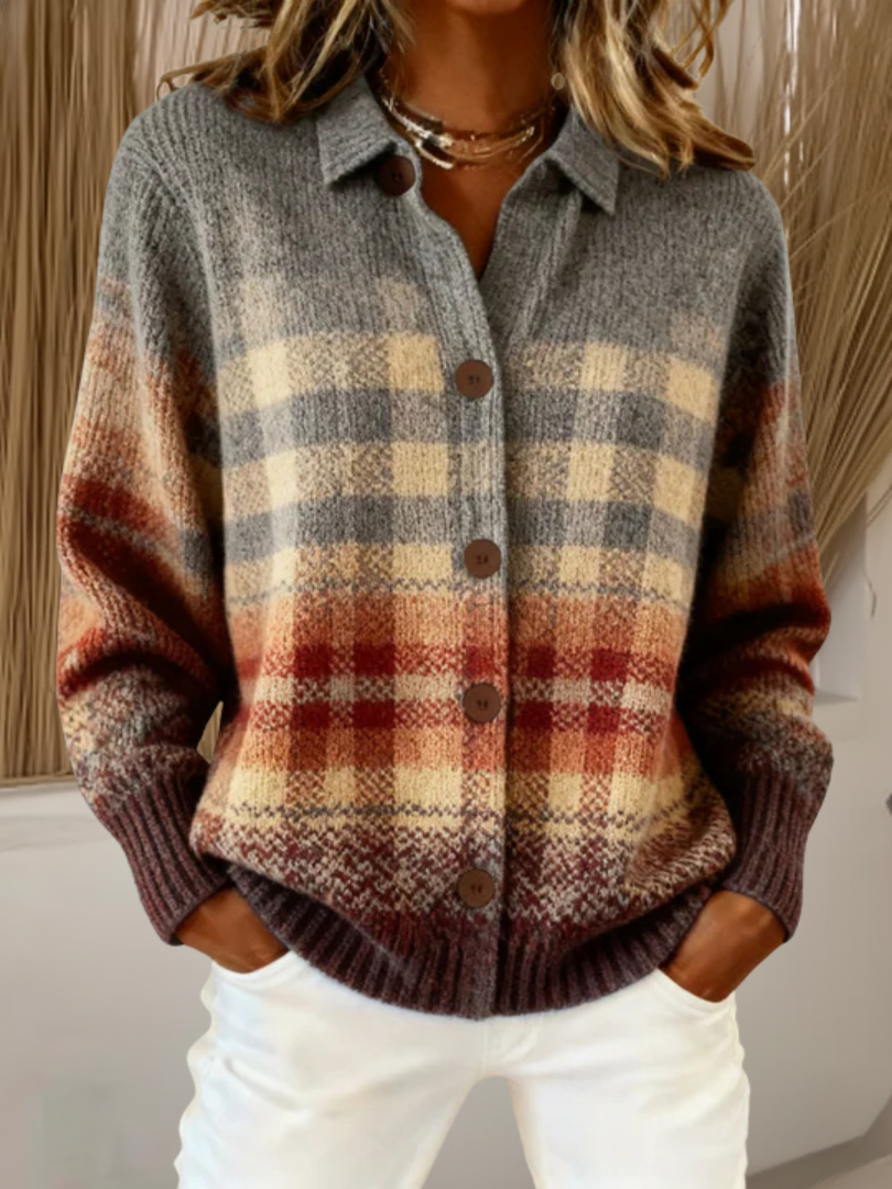 Shannon™ | Rustic Check Cardigan