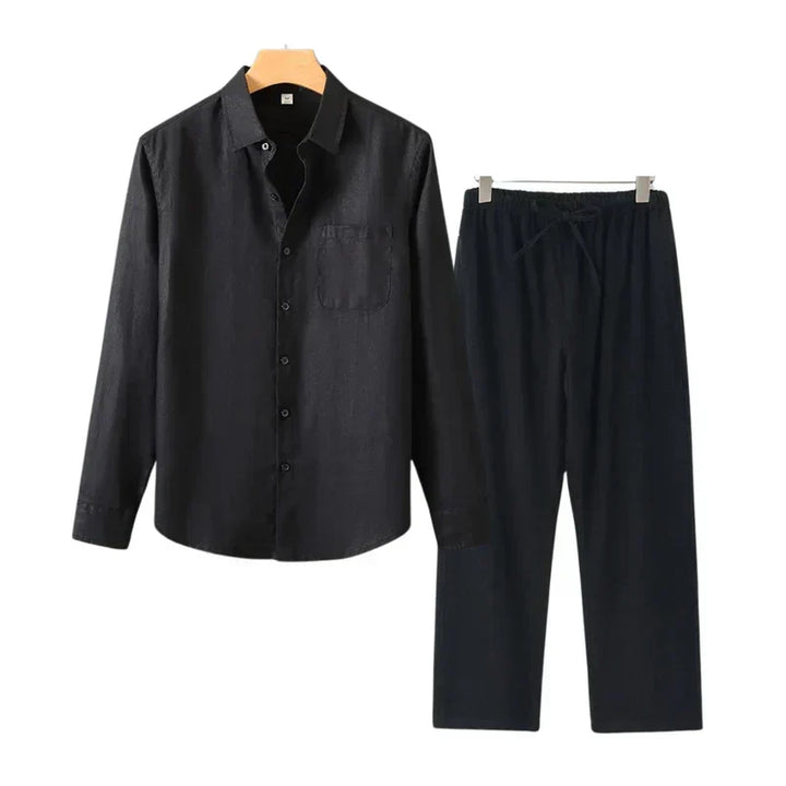 Navora Linen Long Sleeve Set