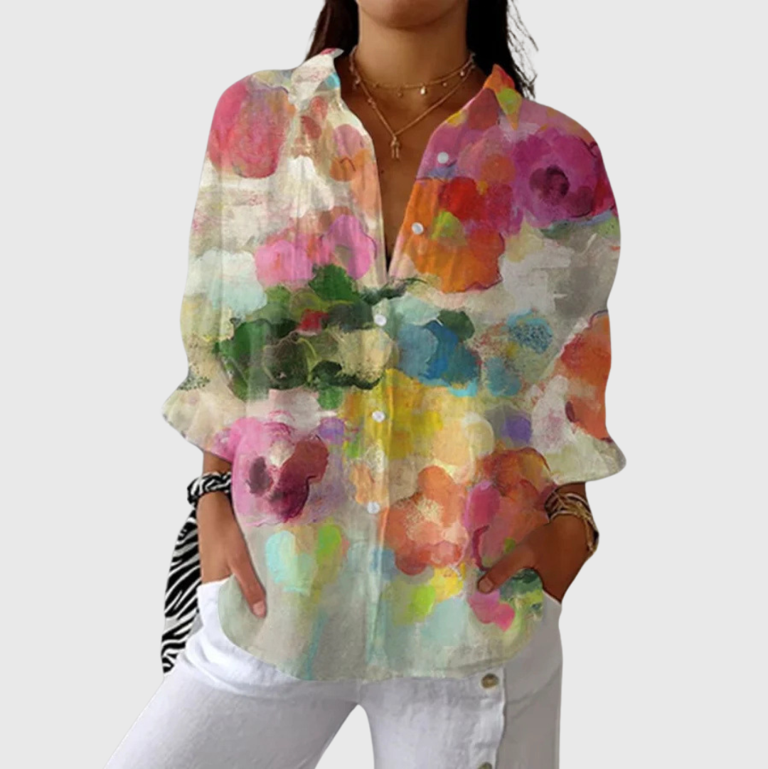 Lotte | Light Colourful Blouse with Print