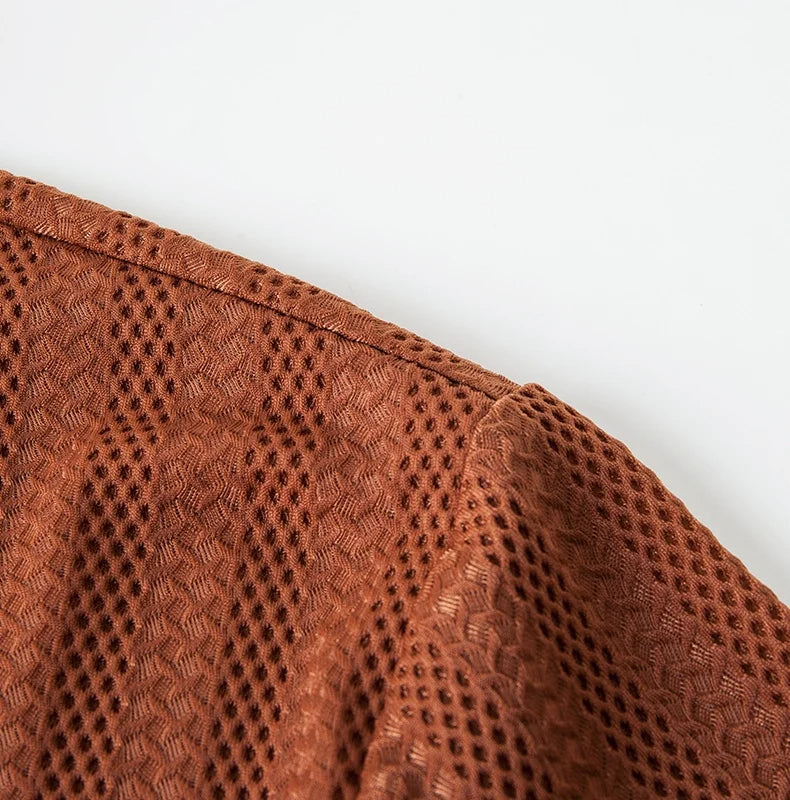 Julian Woven Collar Polo