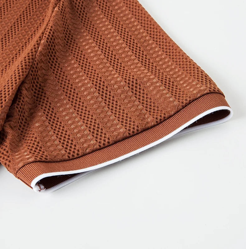 Julian Woven Collar Polo