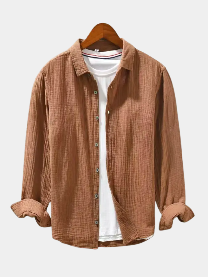 Hetty London Elegant Soft Silk-Like Cotton Shirt