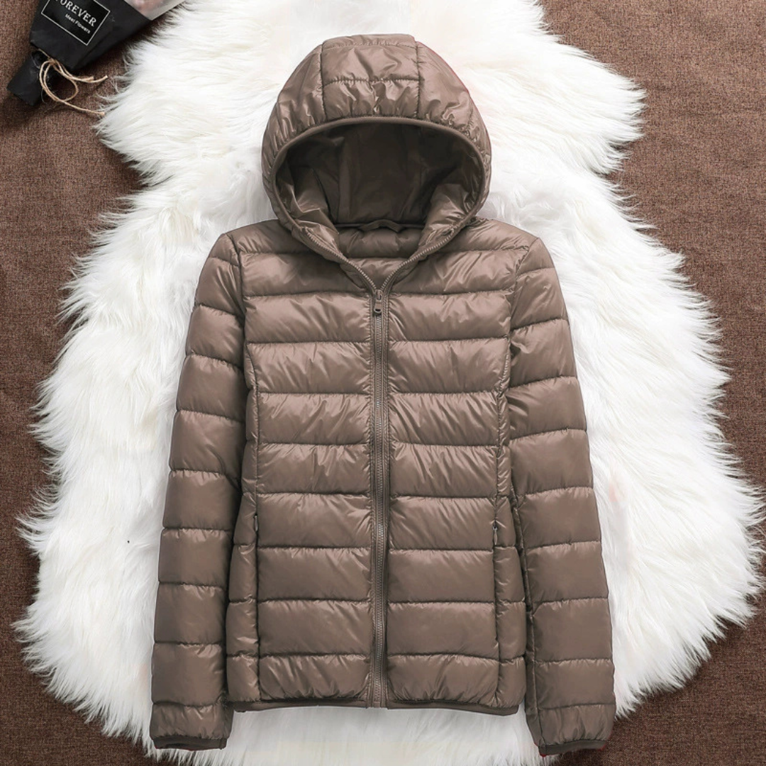 TRANSITION PADDED JACKET | CHAMPAGNE