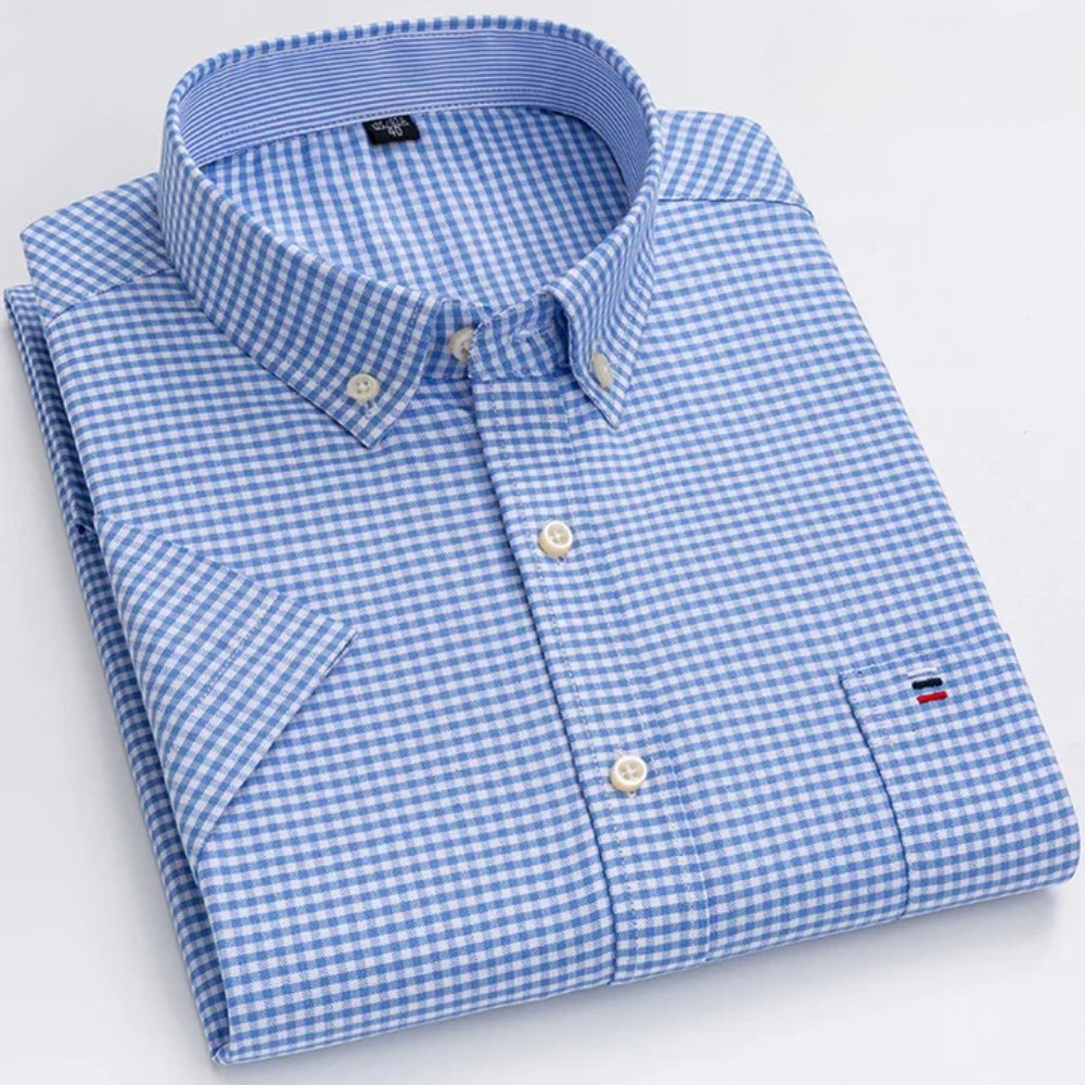 Hetty London Patterned Button-Up Shirt for Men