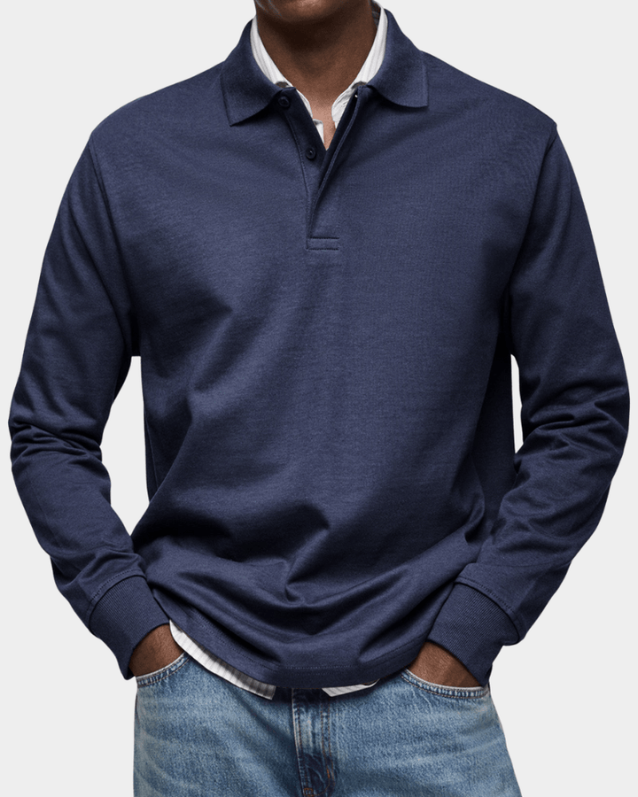 Hetty London Knit Polo Shirt for Men