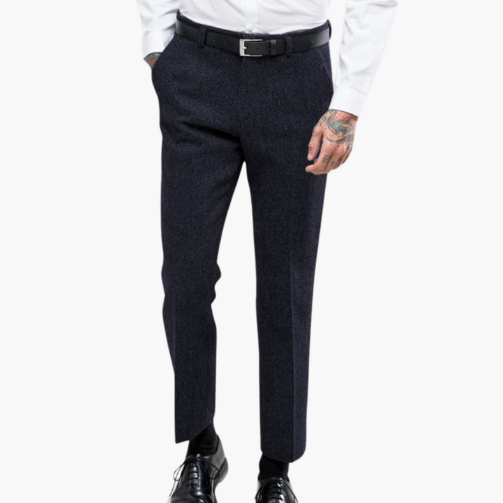 Bertram - Vintage Textured Trousers