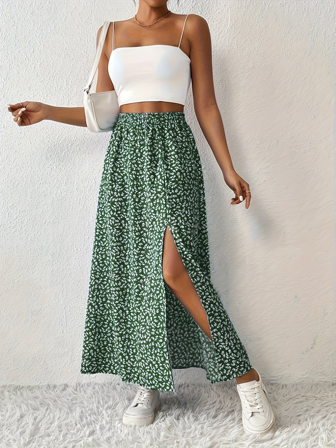 Paige™ | Floral Print Maxi Skirt