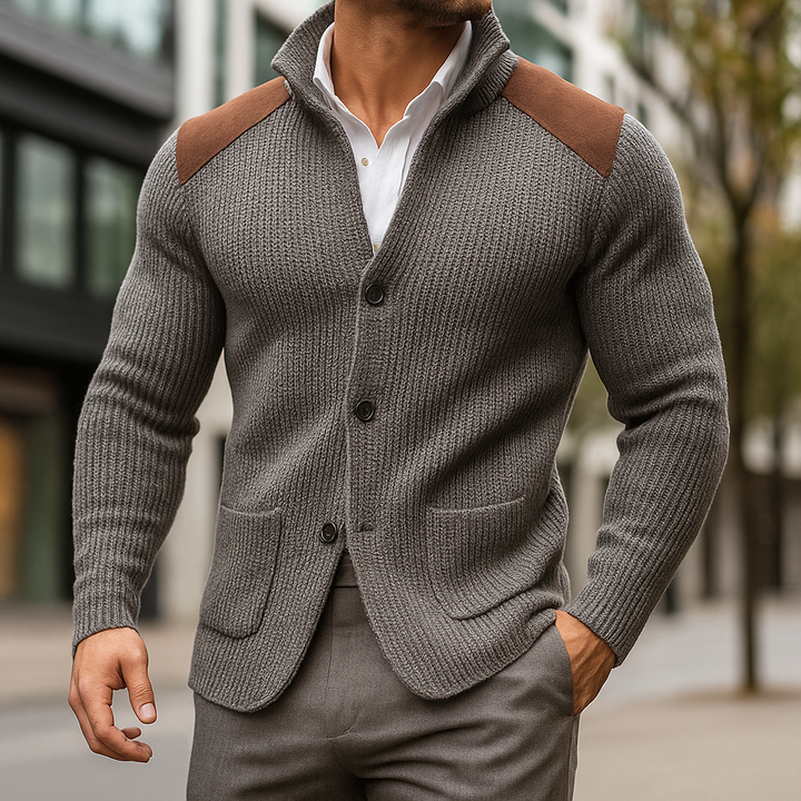 Peter - Textured Knit Blazer