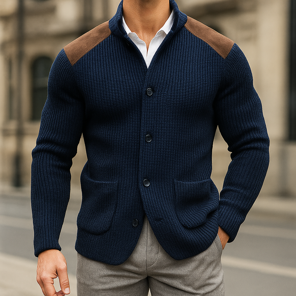 Peter - Textured Knit Blazer