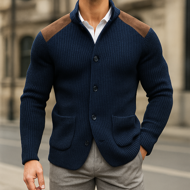 Peter - Textured Knit Blazer