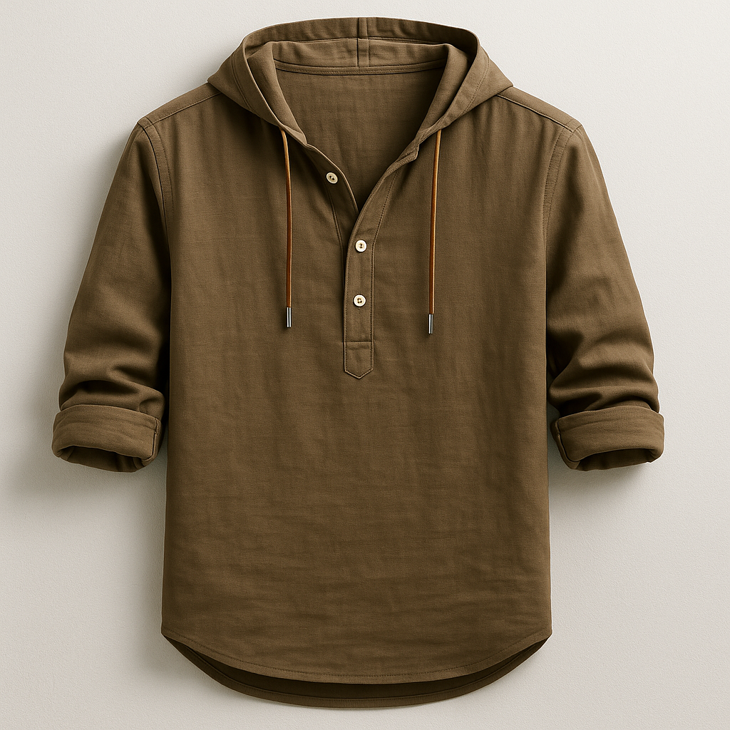 Hetty London Luxury Hooded Shirt