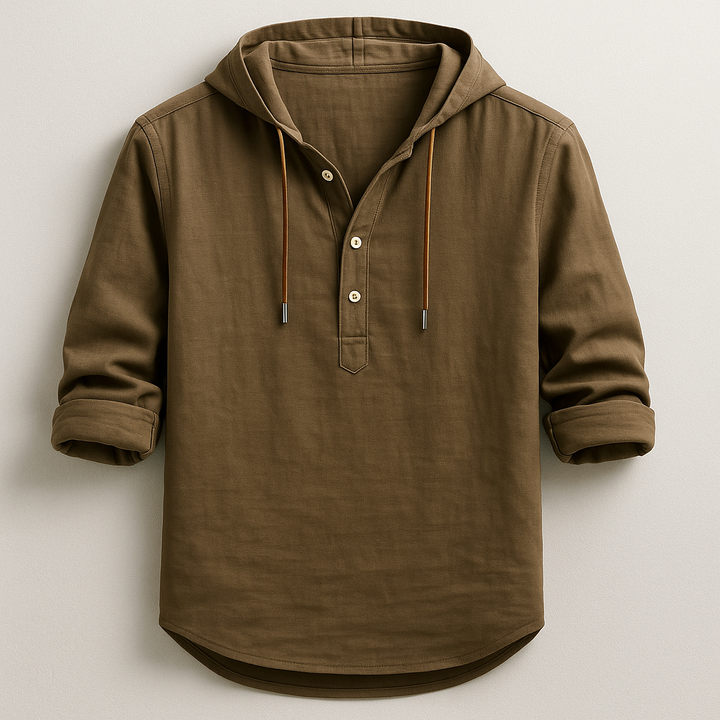 Hetty London Luxury Hooded Shirt