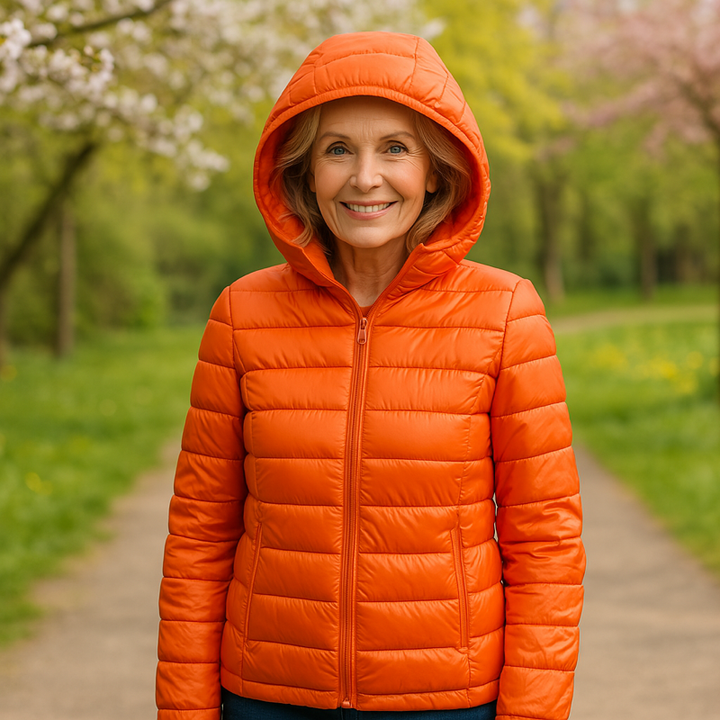 TRANSITIONAL PUFFED JACKET | ORANGE