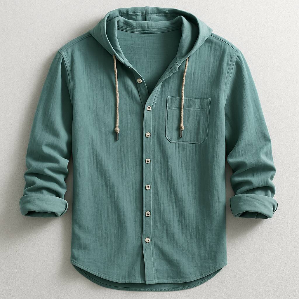 Hetty London Luxury Hooded Shirt