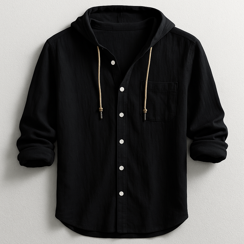 Hetty London Luxury Hooded Shirt
