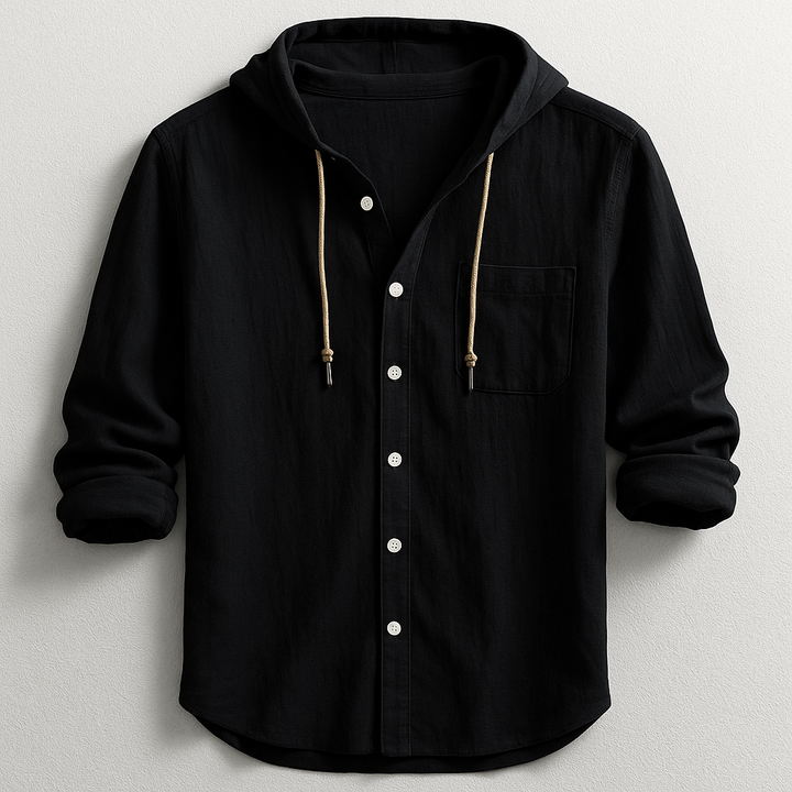 Hetty London Luxury Hooded Shirt