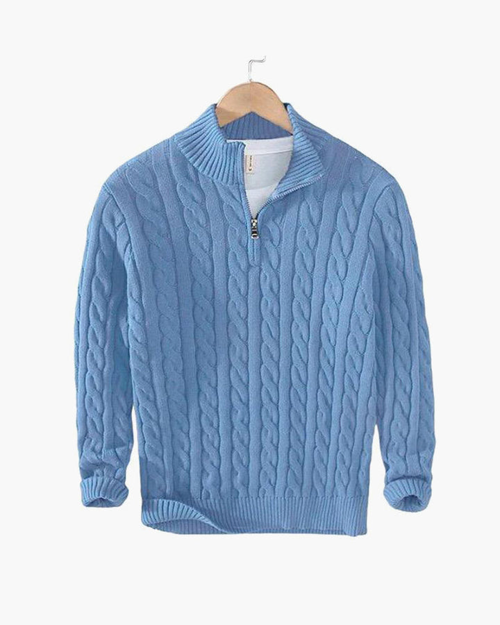 Oakley - Zipped Cable Knit Jumper