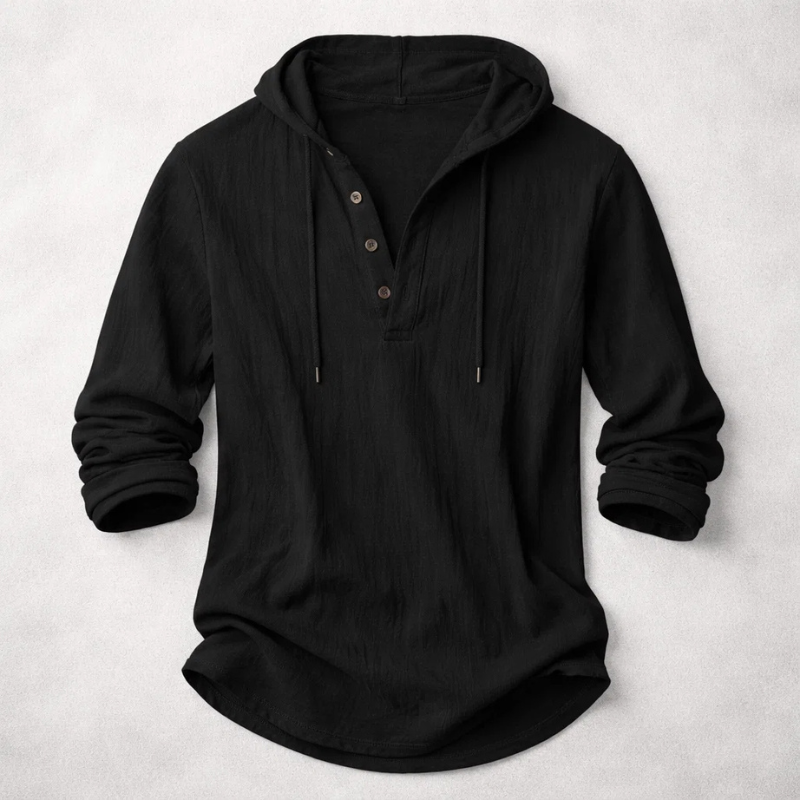 Hetty London Elegant Hooded Shirt for Men