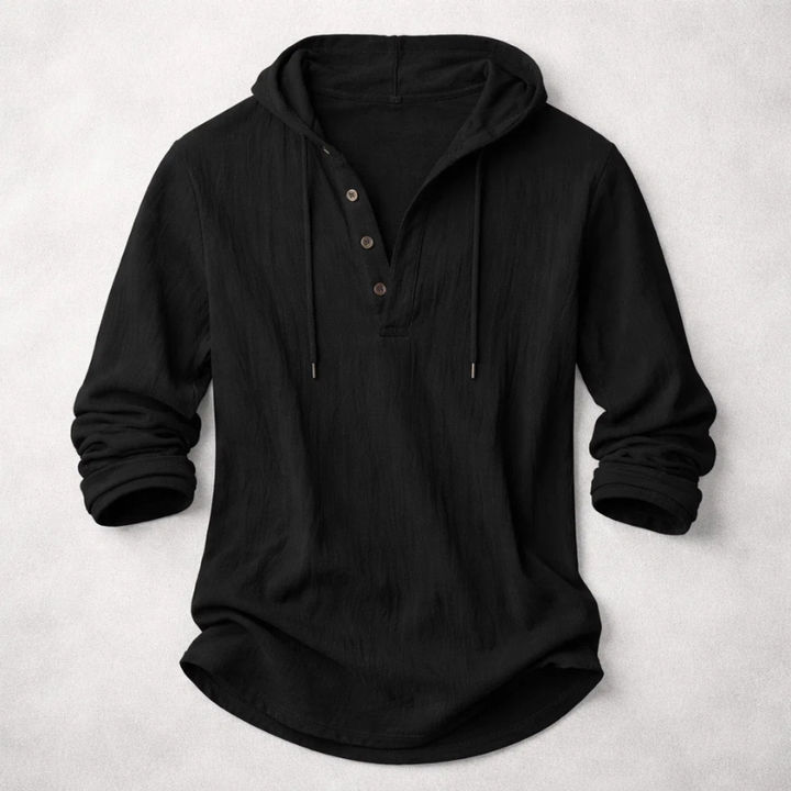Hetty London Elegant Hooded Shirt for Men
