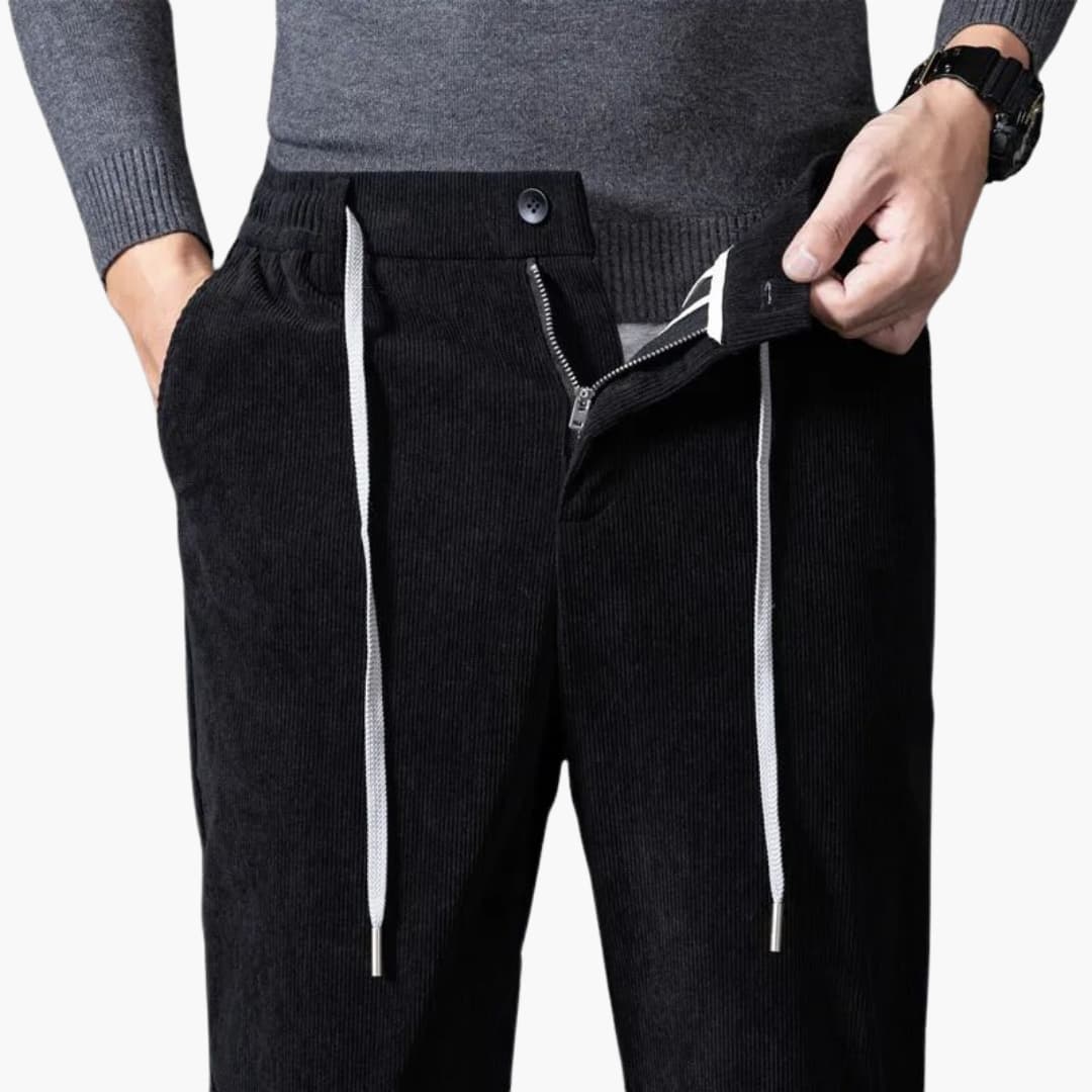 Lawrence - Corduroy Drawstring Trousers