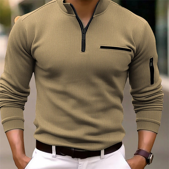 Hetty London Zip Collar Shirt for Men