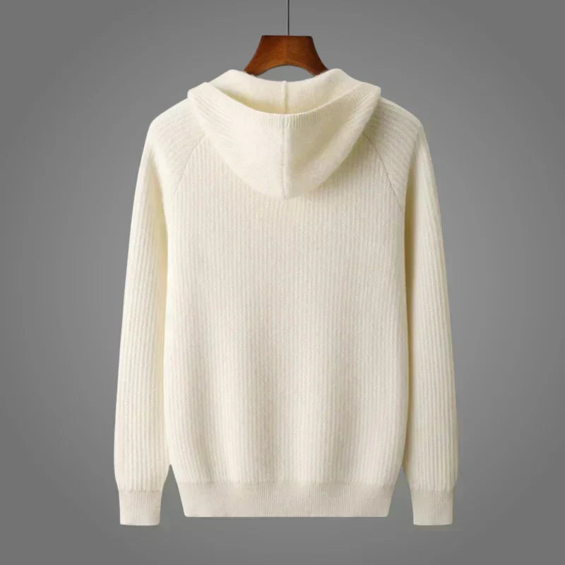 Malcolm - Zip-Through Knit Cardigan