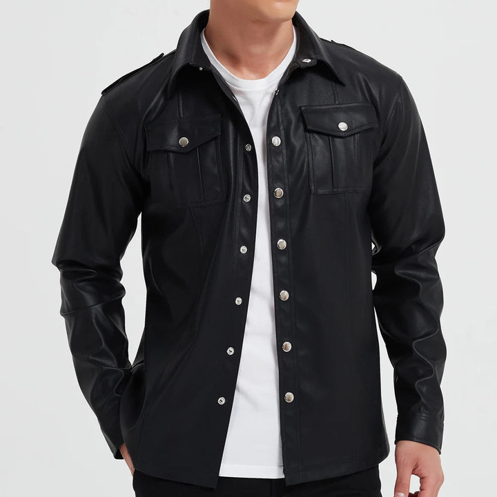 Colburn Command Leather Shirt