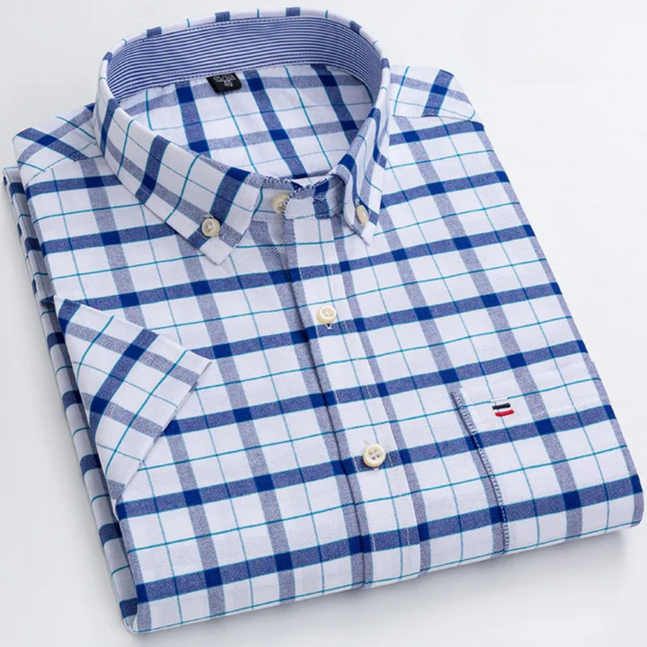 Hetty London Patterned Button-Up Shirt for Men