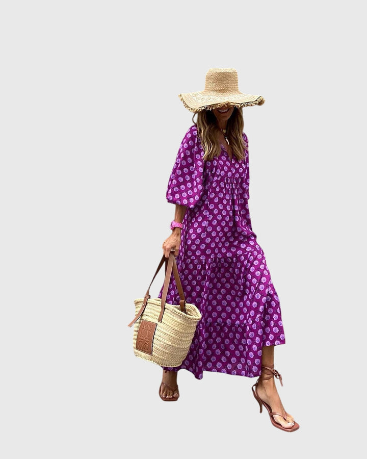 Sarah™ | Boho Maxi Dress