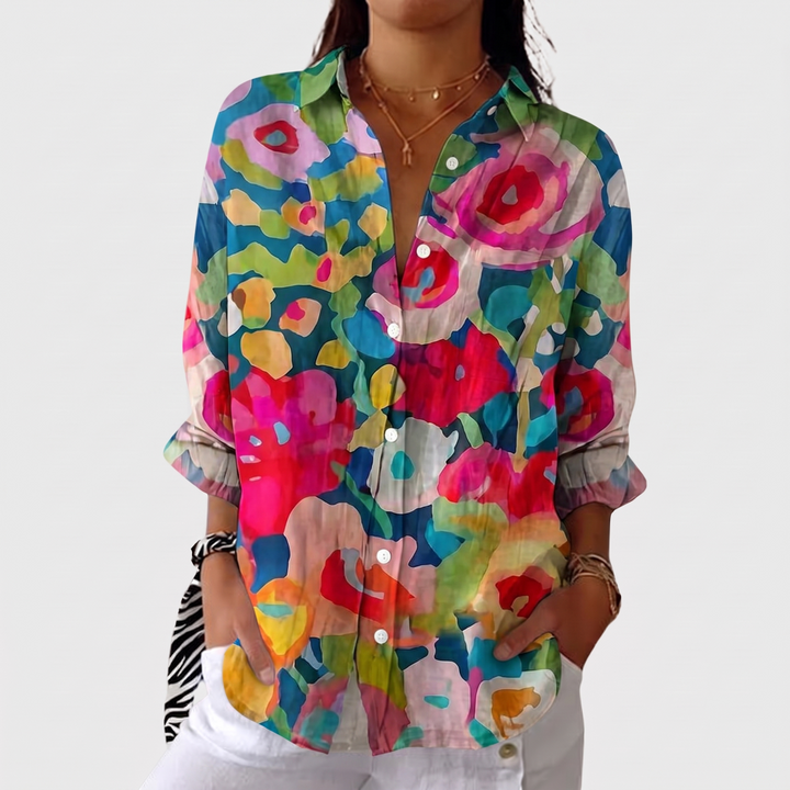 Shielo | Blouse with Abstract Pattern
