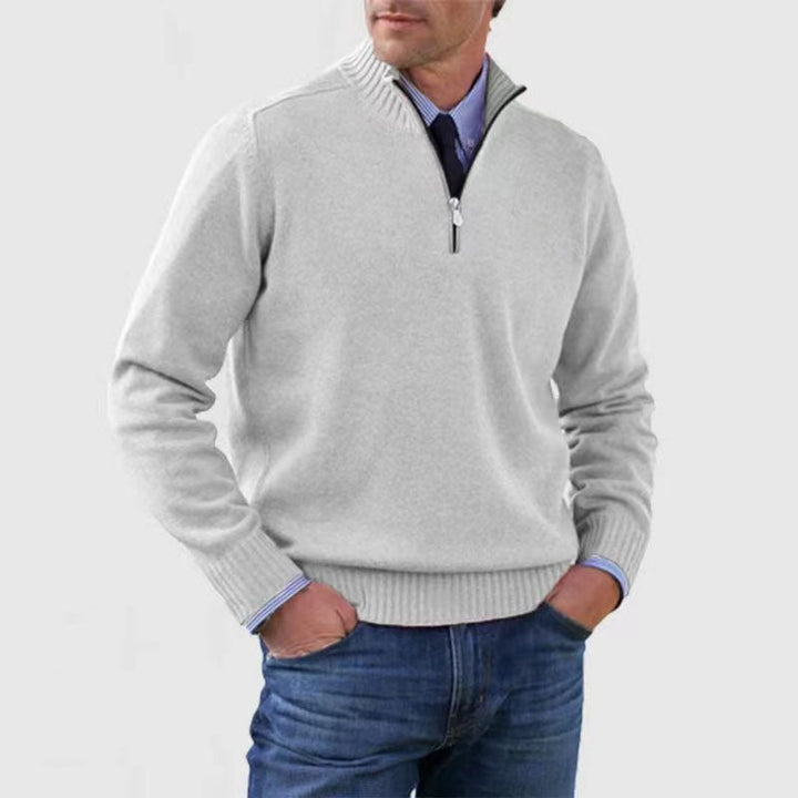 Quincy - Fine Knit Half-Zip Jumper