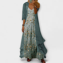Elva | Layered Floral Dress